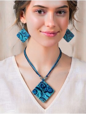 Fashion Necklace and Earrings Set